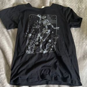 Large Skeleton print t-shirt